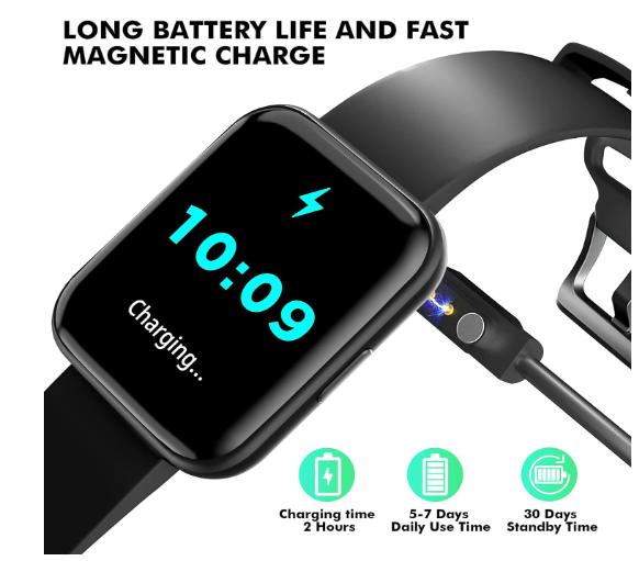 Reloj inteligente para hombres y mujeres,